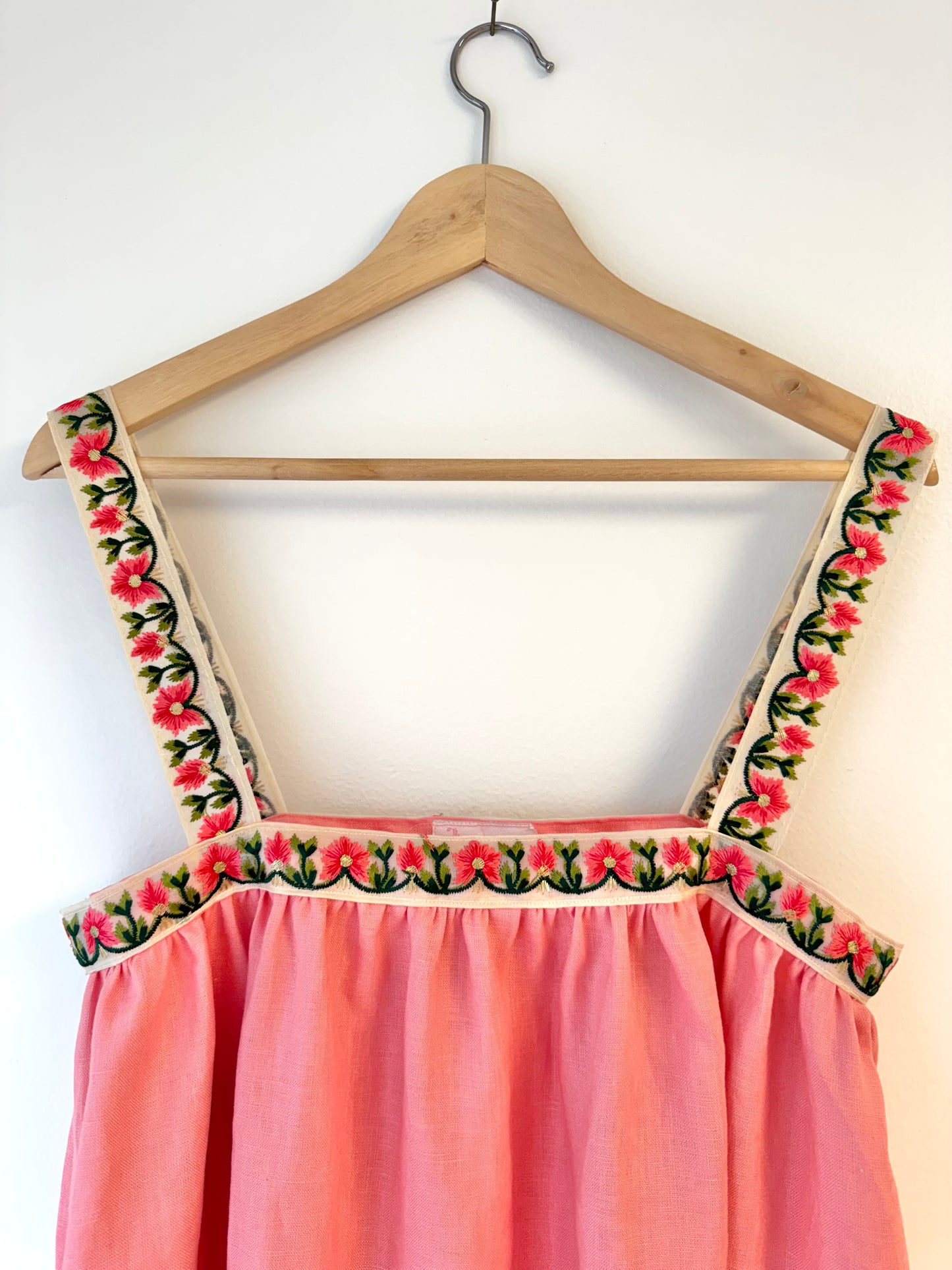 Straight Strap Dolly Dress in Hibiscus