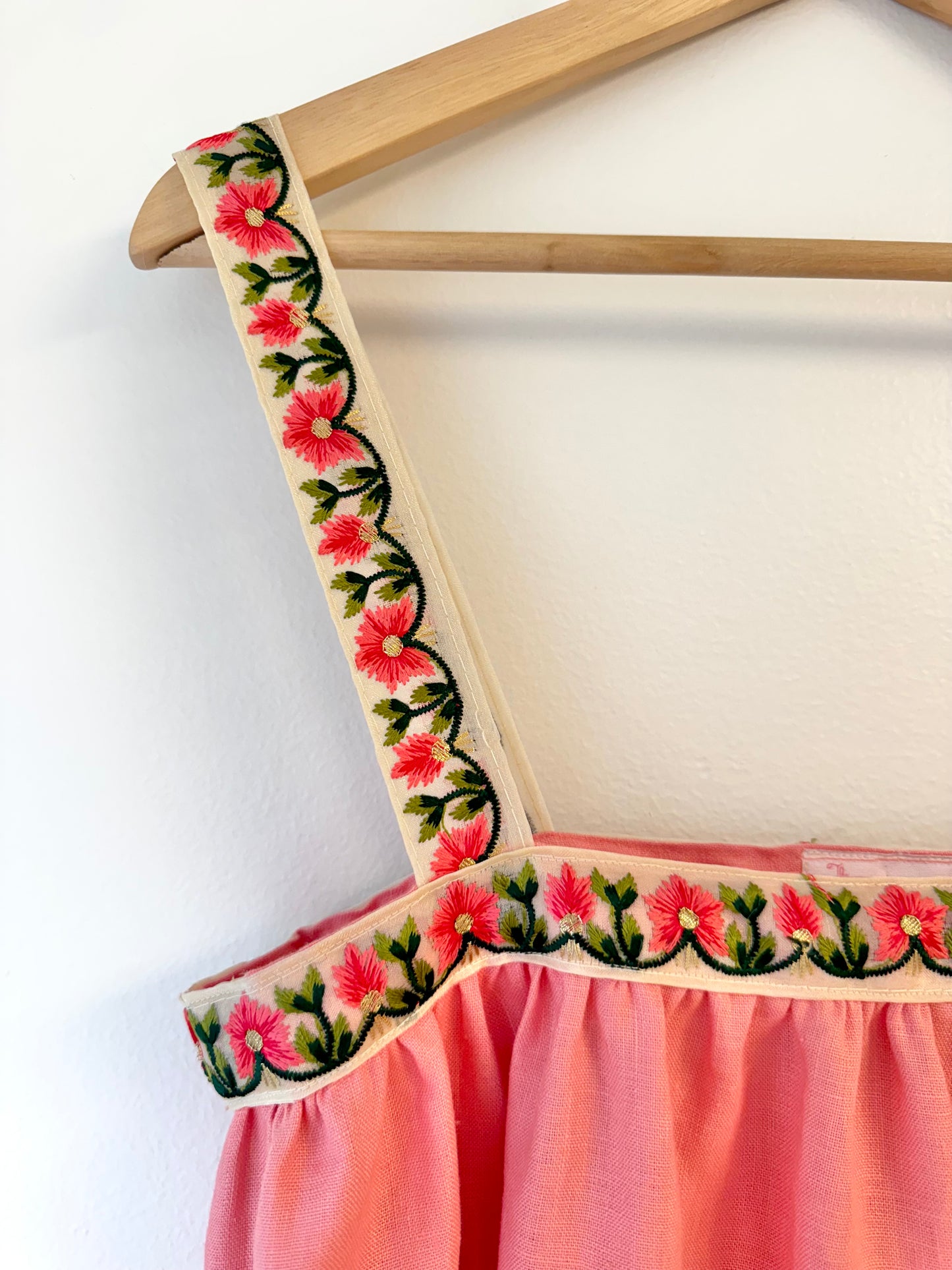 Straight Strap Dolly Dress in Hibiscus