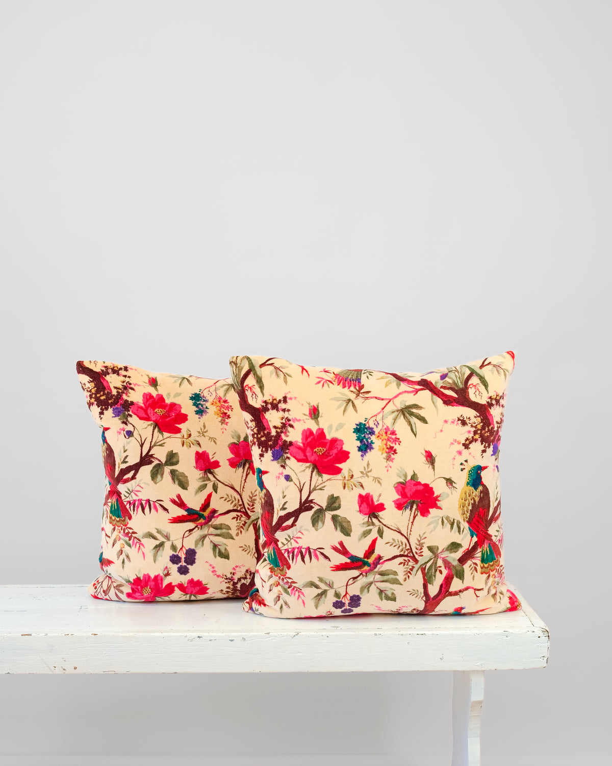 Peachy Velvet Pillow