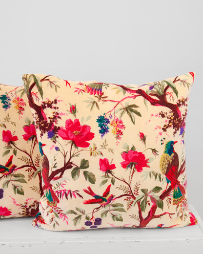 Peachy Velvet Pillow
