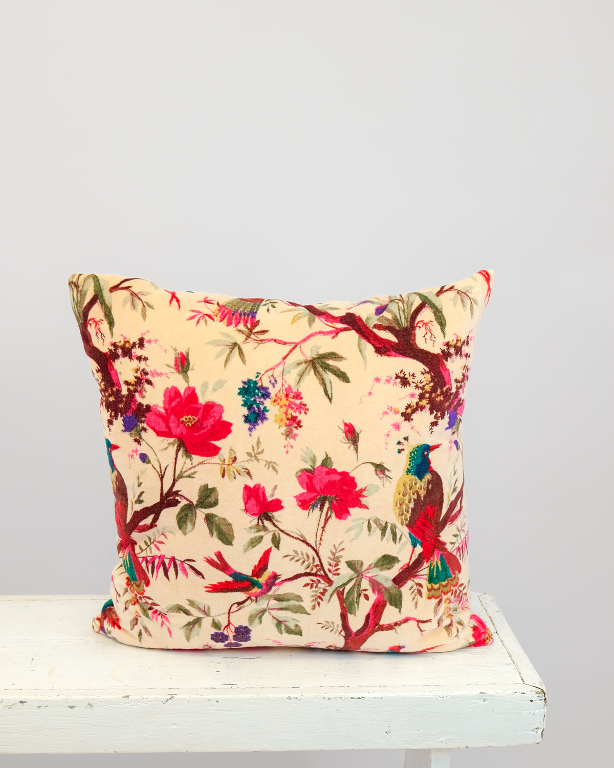 Peachy Velvet Pillow